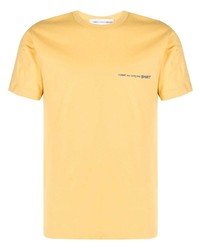 T-shirt à col rond jaune Comme Des Garcons SHIRT