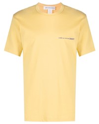 T-shirt à col rond jaune Comme Des Garcons SHIRT