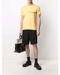 T-shirt à col rond jaune Comme Des Garcons SHIRT