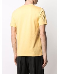 T-shirt à col rond jaune Comme Des Garcons SHIRT