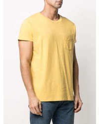 T-shirt à col rond jaune Levi's