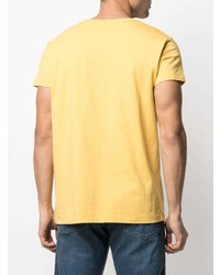 T-shirt à col rond jaune Levi's