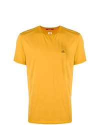 T-shirt à col rond jaune CP Company
