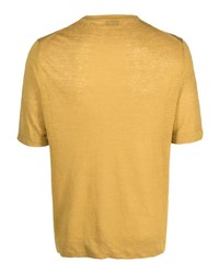 T-shirt à col rond jaune Ballantyne