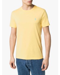 T-shirt à col rond jaune Polo Ralph Lauren