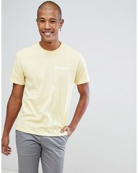 T-shirt à col rond jaune Element