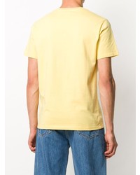 T-shirt à col rond jaune Levi's