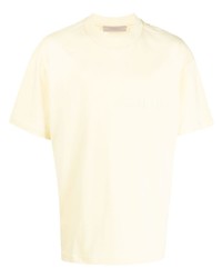 T-shirt à col rond jaune FEAR OF GOD ESSENTIALS