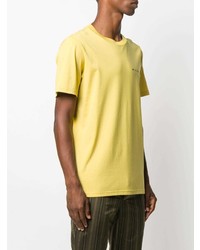 T-shirt à col rond jaune Marni