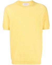 T-shirt à col rond jaune FURSAC