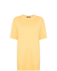 T-shirt à col rond jaune Jac+ Jack
