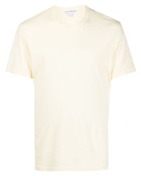 T-shirt à col rond jaune James Perse