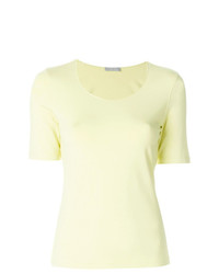 T-shirt à col rond jaune Le Tricot Perugia