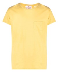 T-shirt à col rond jaune Levi's
