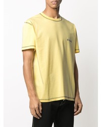 T-shirt à col rond jaune Koché