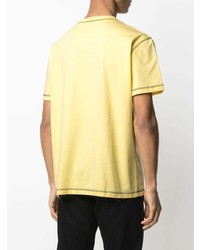 T-shirt à col rond jaune Koché