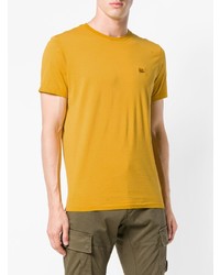 T-shirt à col rond jaune CP Company