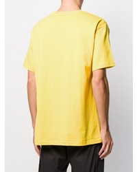 T-shirt à col rond jaune Tommy Jeans