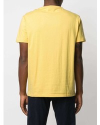 T-shirt à col rond jaune Polo Ralph Lauren