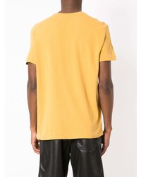 T-shirt à col rond jaune OSKLEN