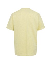T-shirt à col rond jaune Supreme