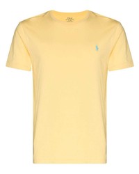 T-shirt à col rond jaune Polo Ralph Lauren