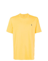 T-shirt à col rond jaune Polo Ralph Lauren