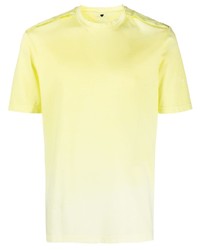 T-shirt à col rond jaune Premiata