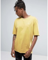 T-shirt à col rond jaune Puma
