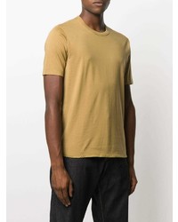 T-shirt à col rond jaune VISVIM