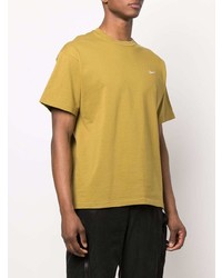 T-shirt à col rond jaune Nike