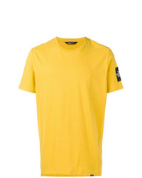 T-shirt à col rond jaune The North Face
