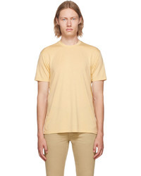 T-shirt à col rond jaune Tom Ford
