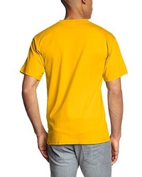 T-shirt à col rond jaune Touchlines
