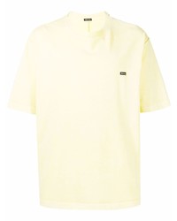 T-shirt à col rond jaune Undercoverism