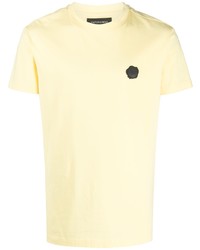 T-shirt à col rond jaune Viktor & Rolf