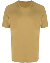 T-shirt à col rond jaune VISVIM
