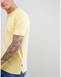 T-shirt à col rond jaune ONLY & SONS