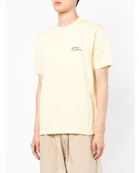 T-shirt à col rond jaune Norse Projects