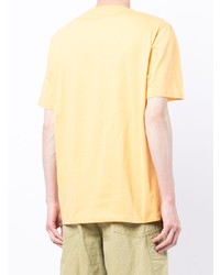 T-shirt à col rond jaune PS Paul Smith