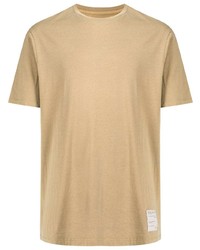 T-shirt à col rond marron clair Armani Exchange