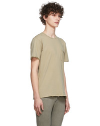 T-shirt à col rond marron clair rag & bone