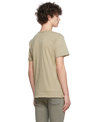 T-shirt à col rond marron clair rag & bone