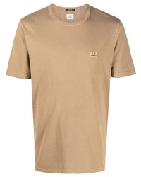 T-shirt à col rond marron clair C.P. Company