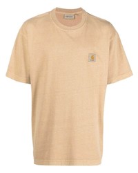 T-shirt à col rond marron clair Carhartt WIP
