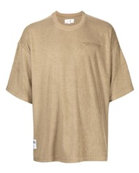 T-shirt à col rond marron clair Chocoolate