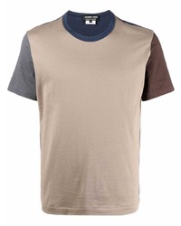 T-shirt à col rond marron clair Comme des Garcons Homme Deux