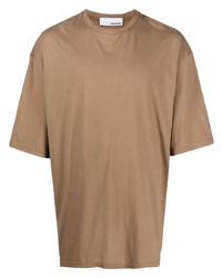 T-shirt à col rond marron clair Costumein