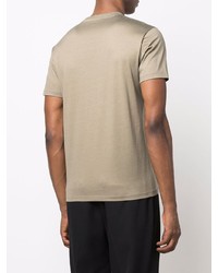 T-shirt à col rond marron clair Tom Ford