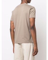 T-shirt à col rond marron clair Tom Ford